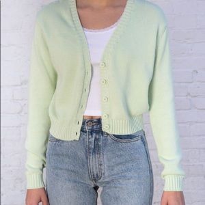 Brandy Melville Pastel Green Billie Sweater
